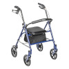 Durable 4 Wheel Rollator with 7.5 inch Casters